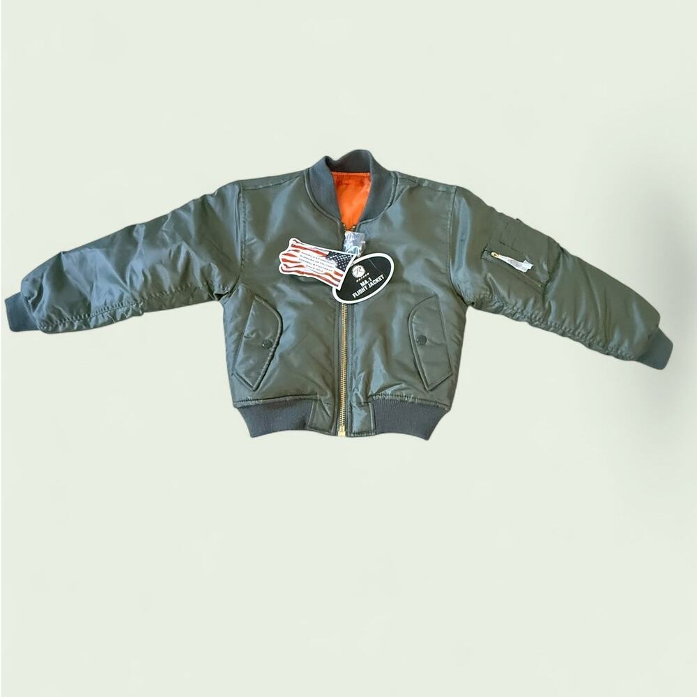 Rothco Kids MA-1 Flight Jacket Unisex Medium NWT